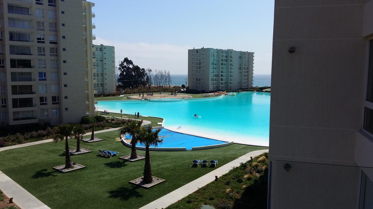Papudo Laguna VISTA AL MAR Y PISCINA Exterior foto